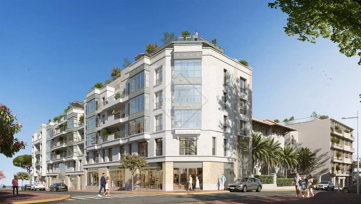 Juan-les-Pins – appartement P4 neuf en première ligne face à la mer