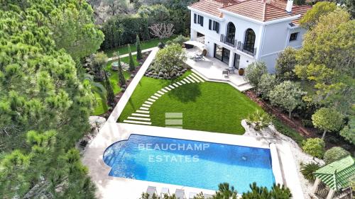 villa art déco 6 chambres avec piscine - cap d'antibes