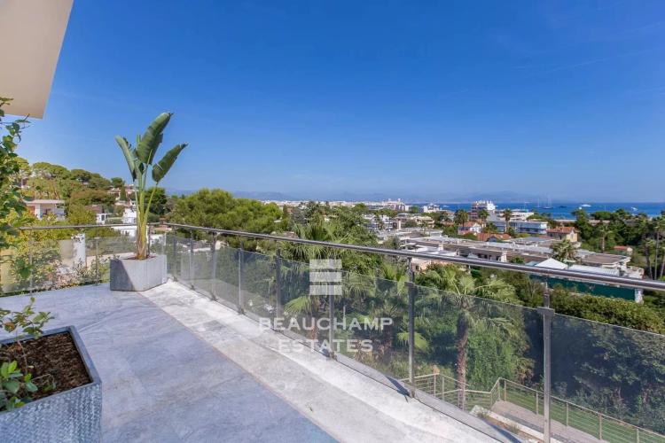 Villa moderne - 6 chambres - vue mer panoramique - cap d'antibes
