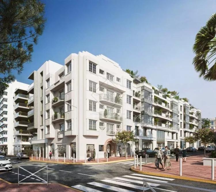 Juan-les-Pins – appartement P4 neuf en première ligne face à la mer